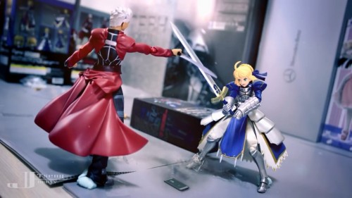 Fate/Stay Night 2015 Stop Motion- Saber vs Archer