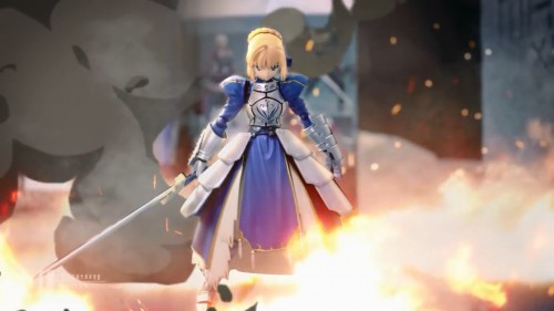 Fate/Stay Night 2015 Stop Motion- Saber vs Archer