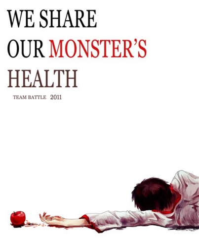 We share our monster's health