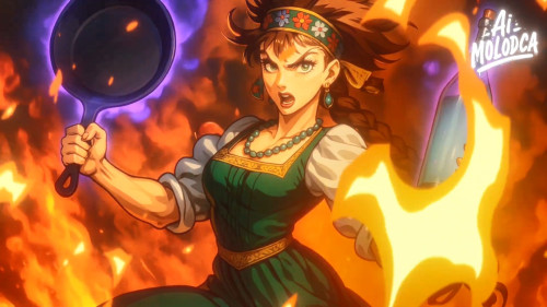 Деревня дураков, но это аниме опенинг