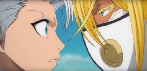 BLEACHБЛИЧ - Toshiro Hitsugaya vs Tia HarribelТоширо Хицугая против Тии Харибел